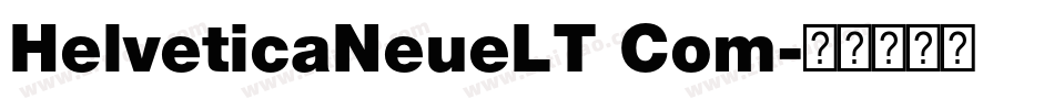 HelveticaNeueLT Com字体转换